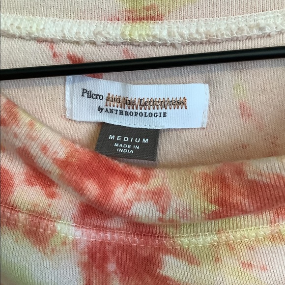 Anthropologie Pilcro Elayna Tie Dye Sweathsirt Top Size Medium - Picture 3 of 5